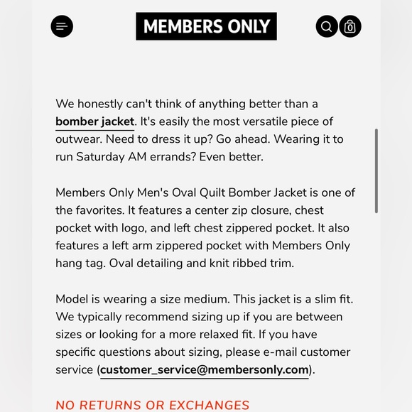 Members Only Oval Quilt Bomber Jacket - Picture 4 of 4